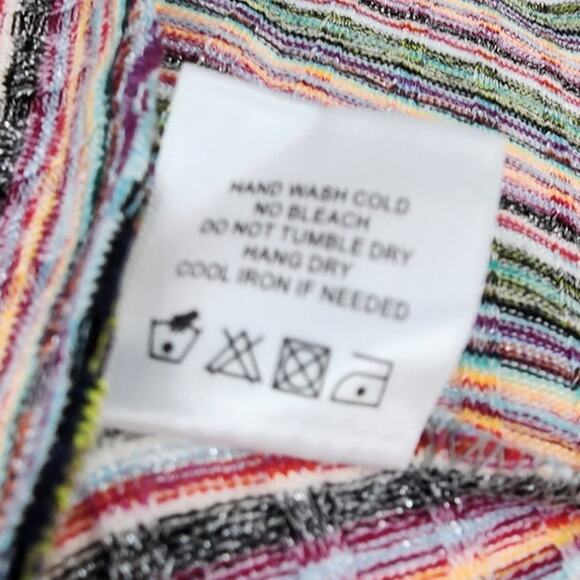 New Tularosa Knit Mini Dress Size Medium Revolve Soft Sage Multi Stripe Revolve - Picture 12 of 13